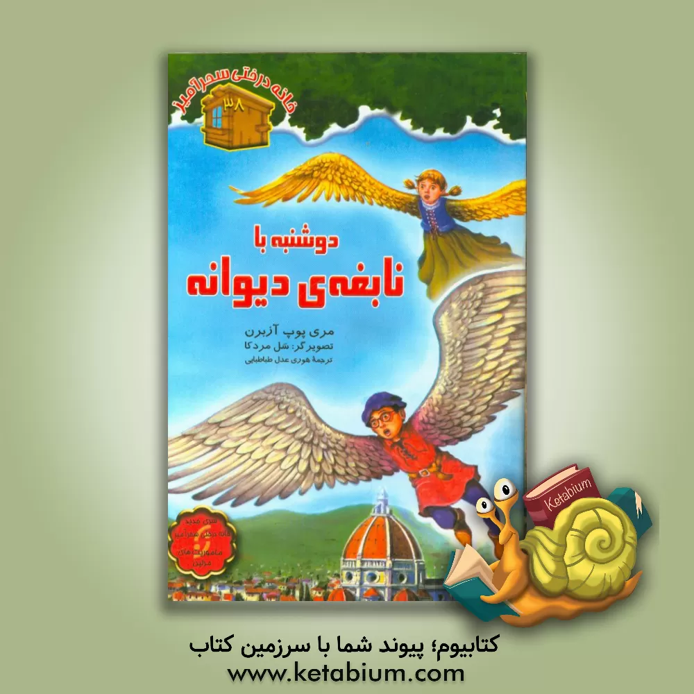 کتاب دوشنبه با نابغه ی دیوانه اثر مری‌پوپ آزبرن