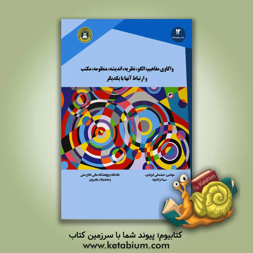 کتاب واکاوی مفاهیم الگو، نظریه، اندیشه، منظومه، مکتب و ارتباط آن ها با یکدیگر اثر عباسعلی فرزندی‌اردکانی