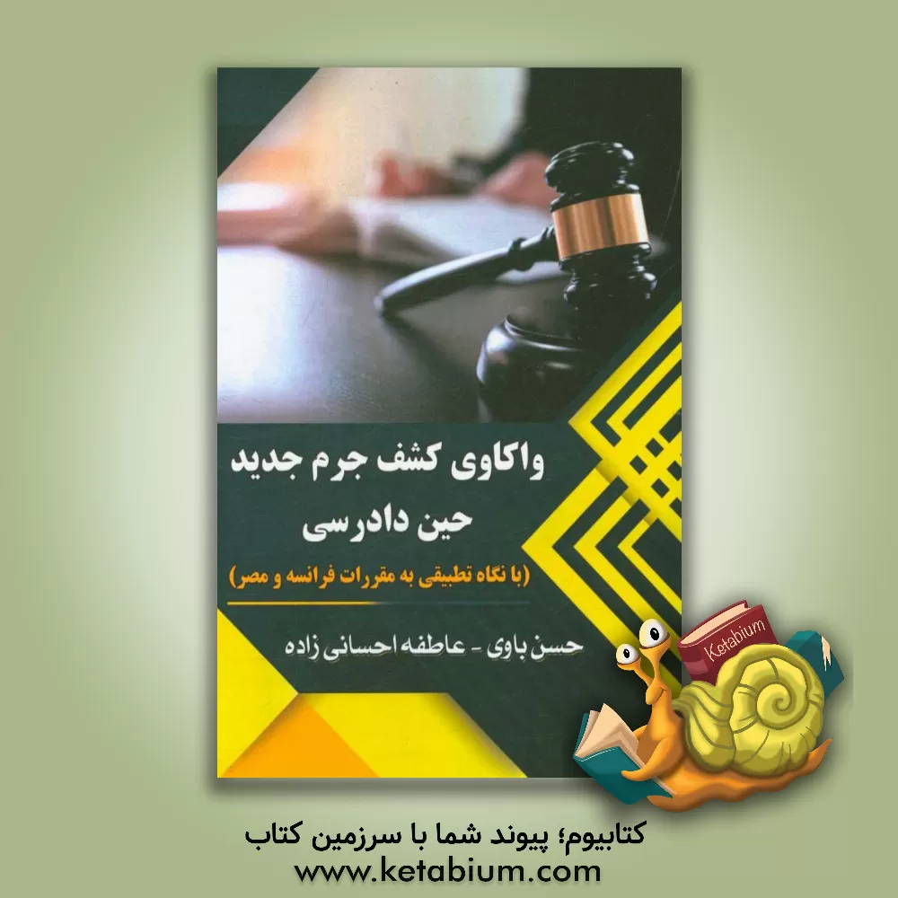 کتاب واکاوی کشف جرم جدید حین دادرسی (با نگاه تطبیقی به مقررات فرانسه و مصر) |اثر حسن باوی