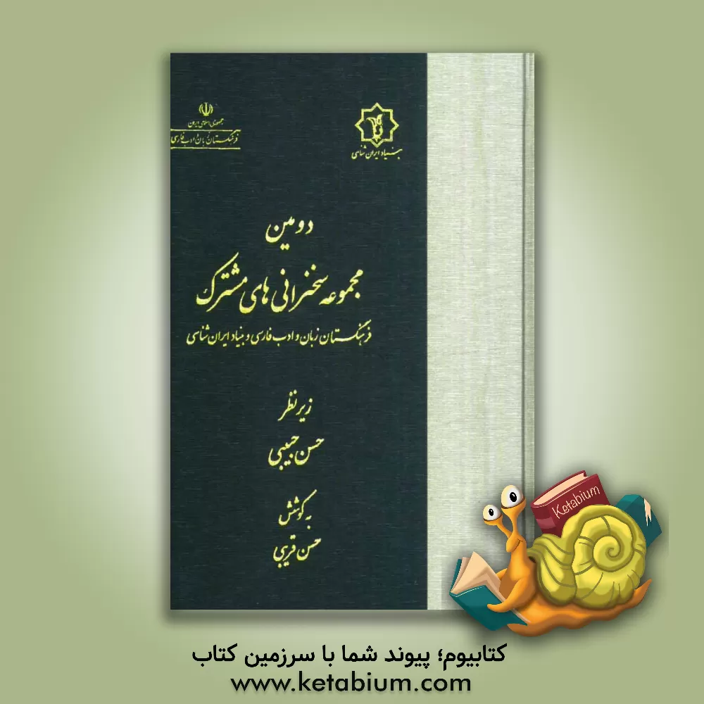کتاب دومین مجموعه سخنرانی های مشترک فرهنگستان زبان و ادب فارسی و بنیاد ایران شناسی اثر مرتضی قاسمی