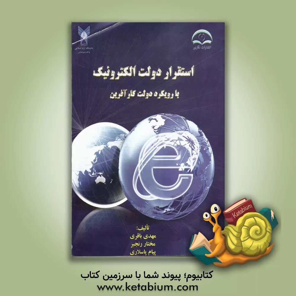کتاب استقرار دولت الکترونیک با رویکرد دولت کارآفرین اثر مهدی باقری