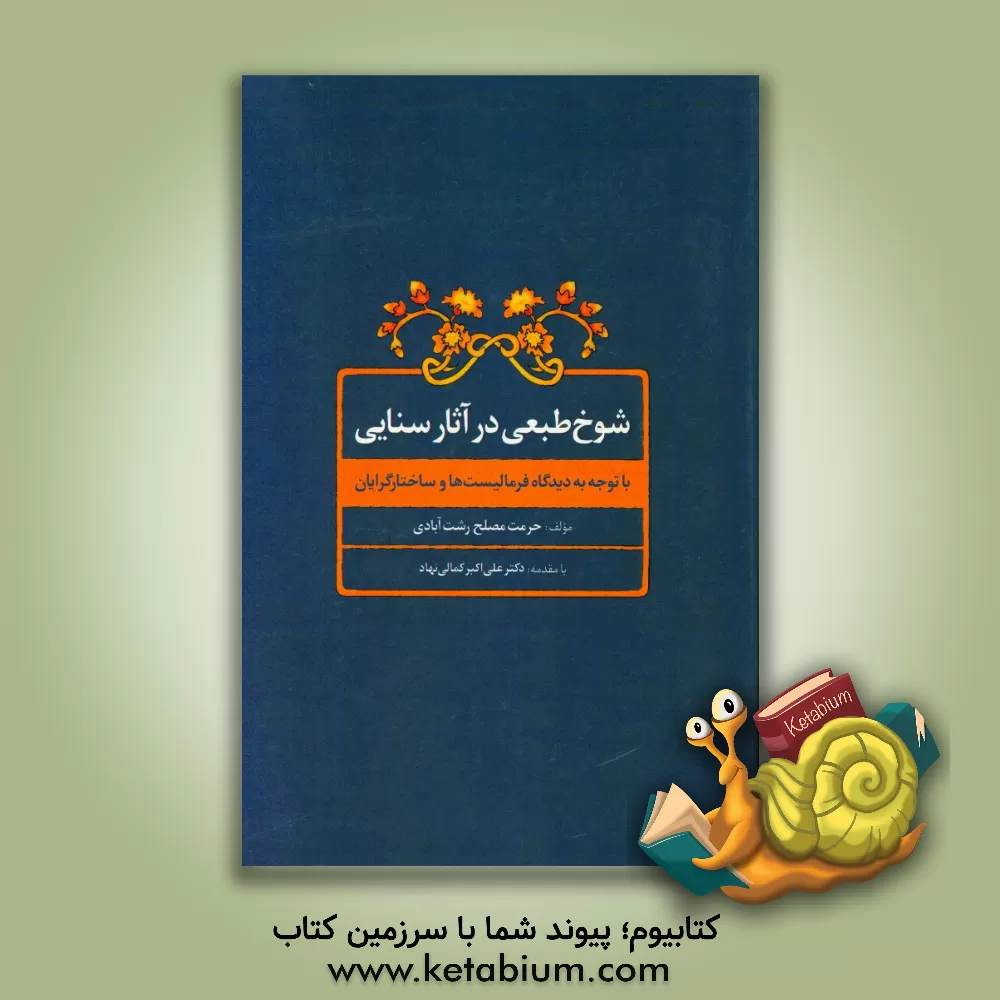 کتاب شوخ طبعی در آثار سنایی (با توجه به دیدگاه فرمالیست های روسی و ساختارگرایان) اثر حرمت مصلح‌رشت‌آبادی