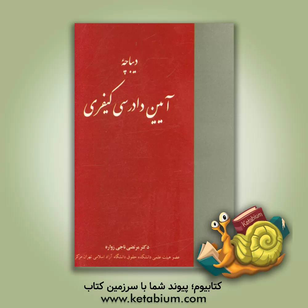 کتاب دیباچه آیین دادرسی کیفری اثر مرتضی ناجی‌زواره