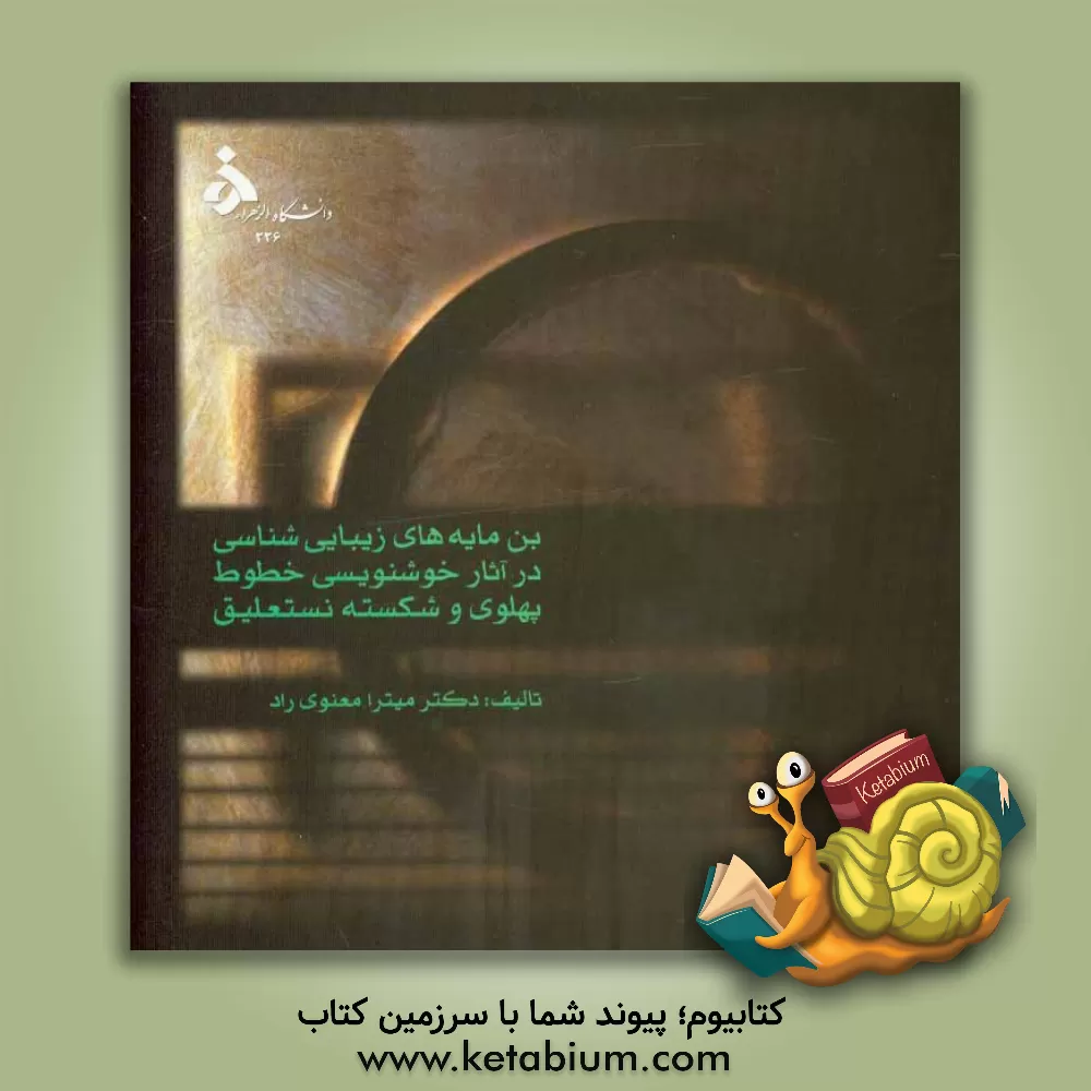 کتاب بن مایه های زیبایی شناسی در آثار خوشنویسی خطوط پهلوی و شکسته نستعلیق اثر میترا معنوی‌راد