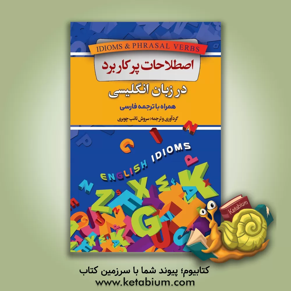 کتاب اصطلاحات پرکاربرد در زبان انگلیسی: همراه با ترجمه فارسی اثر سروش تائب‌چوبری