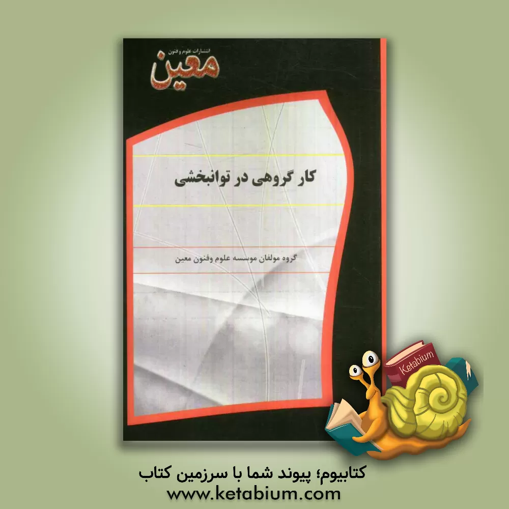 کتاب کار گروهی در توانبخشی اثر گروه مولفان موسسه علوم و فنون معین