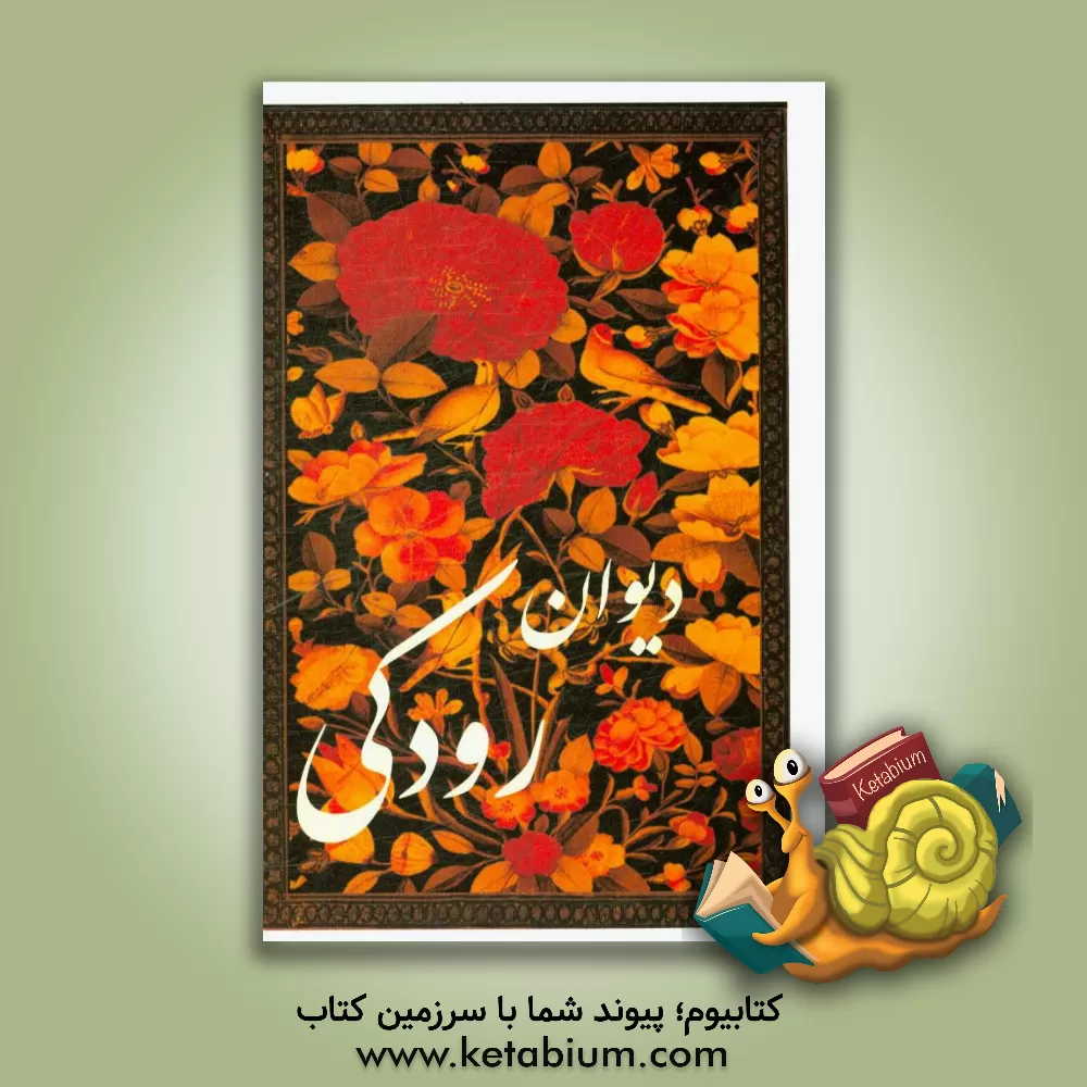 کتاب دیوان رودکی: براساس معتبرترین نسخ موجود اثر جعفربن‌محمد رودکی