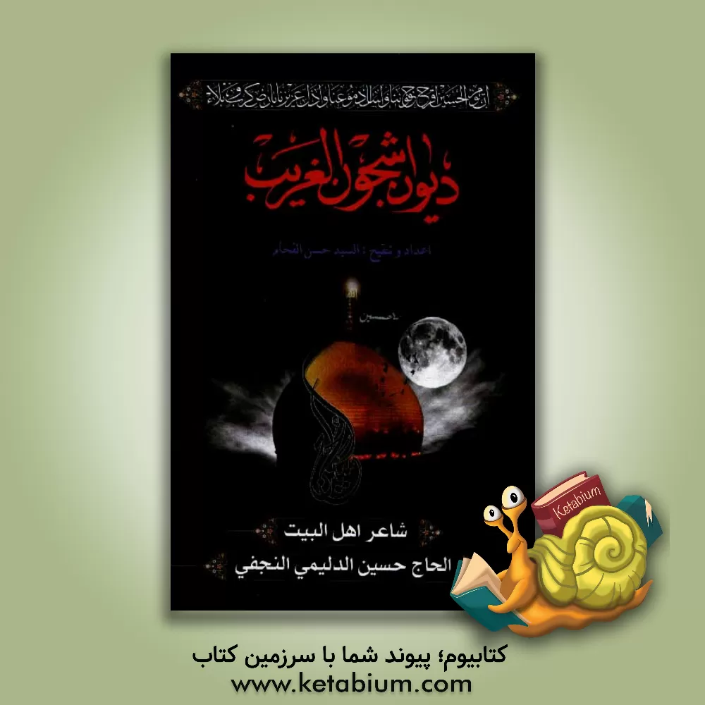 کتاب دیوان شجون الغریب اثر حسین دلیمی‌نجفی