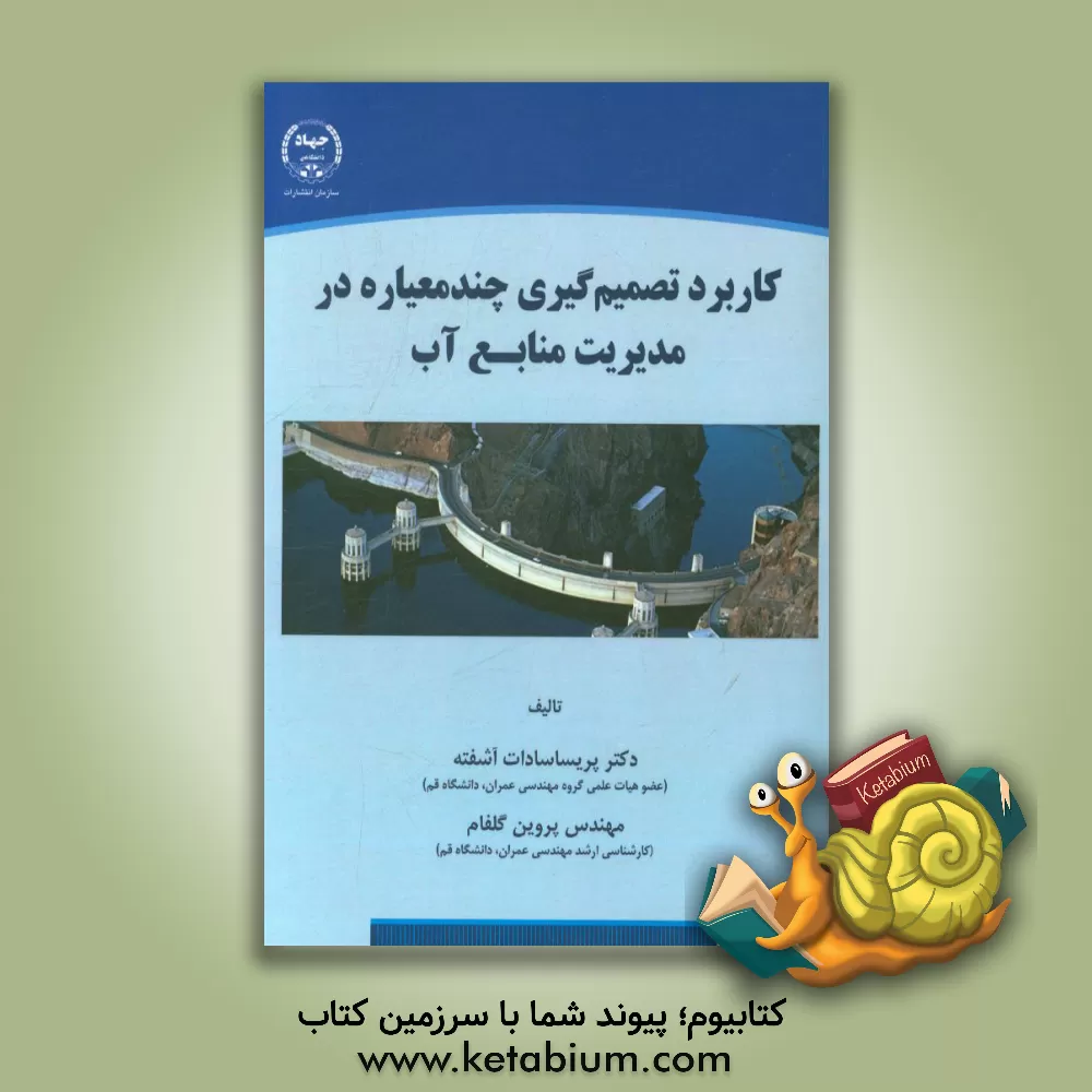 کتاب کاربرد تصمیم گیری چندمعیاره در مدیریت منابع آب اثر پریساسادات آشفته