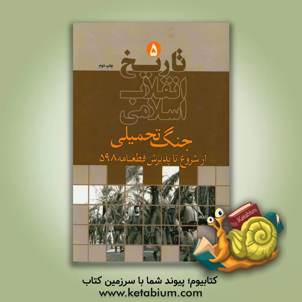 کتاب تاریخ انقلاب اسلامی: جنگ تحمیلی از شروع تا پذیرش قطعنامه 598