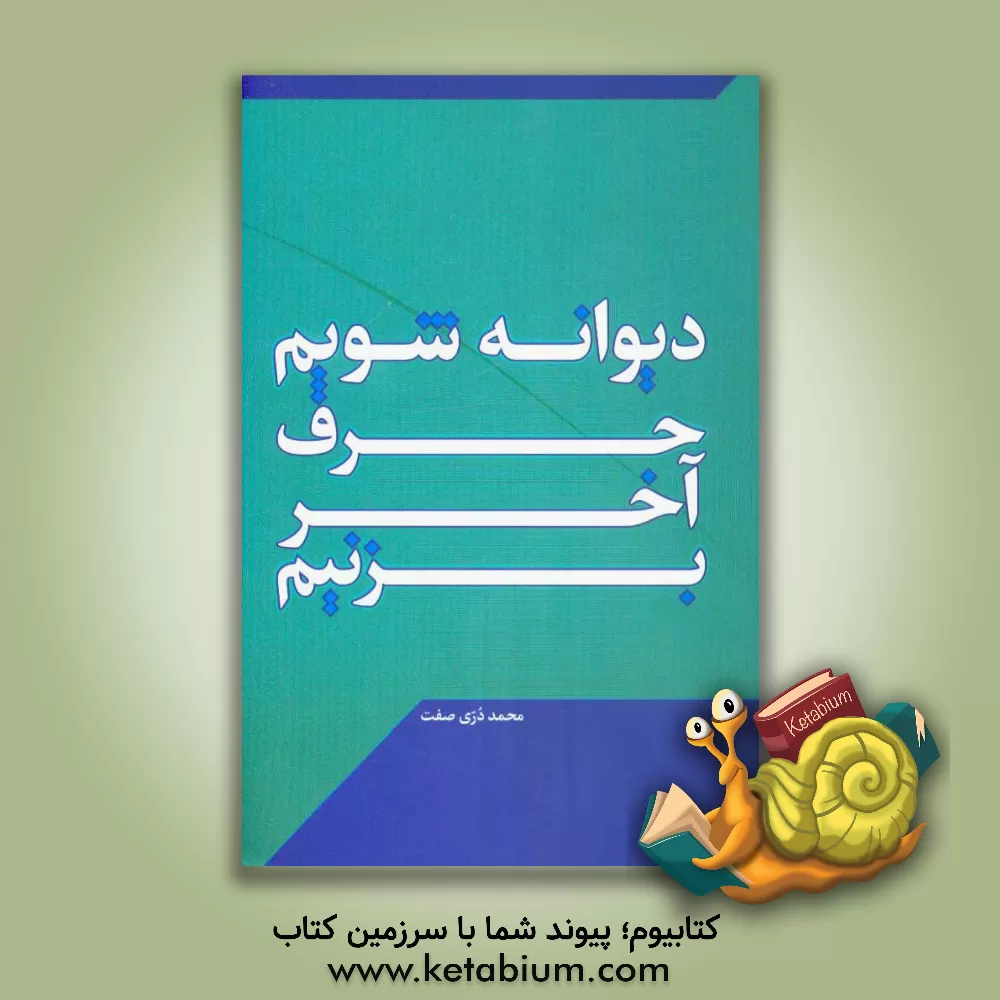 کتاب دیوانه شویم حرف آخر بزنیم اثر محمد دری‌صفت