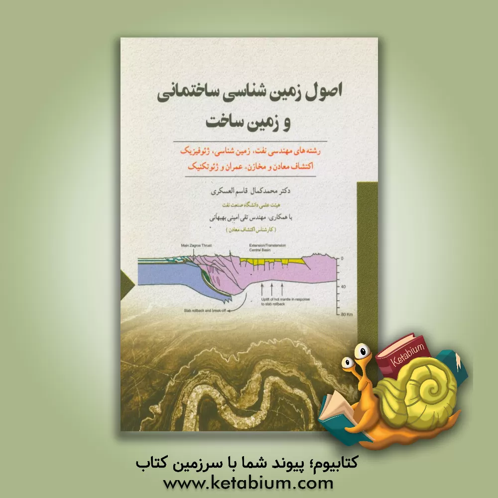 کتاب اصول زمین شناسی ساختمانی و زمین ساخت رشته های وابسته به علوم زمین: زمین شناسی، عمران، ژئوتکنیک، اکتشاف معادن و مخازن اثر محمدکمال قاسم‌العسکری