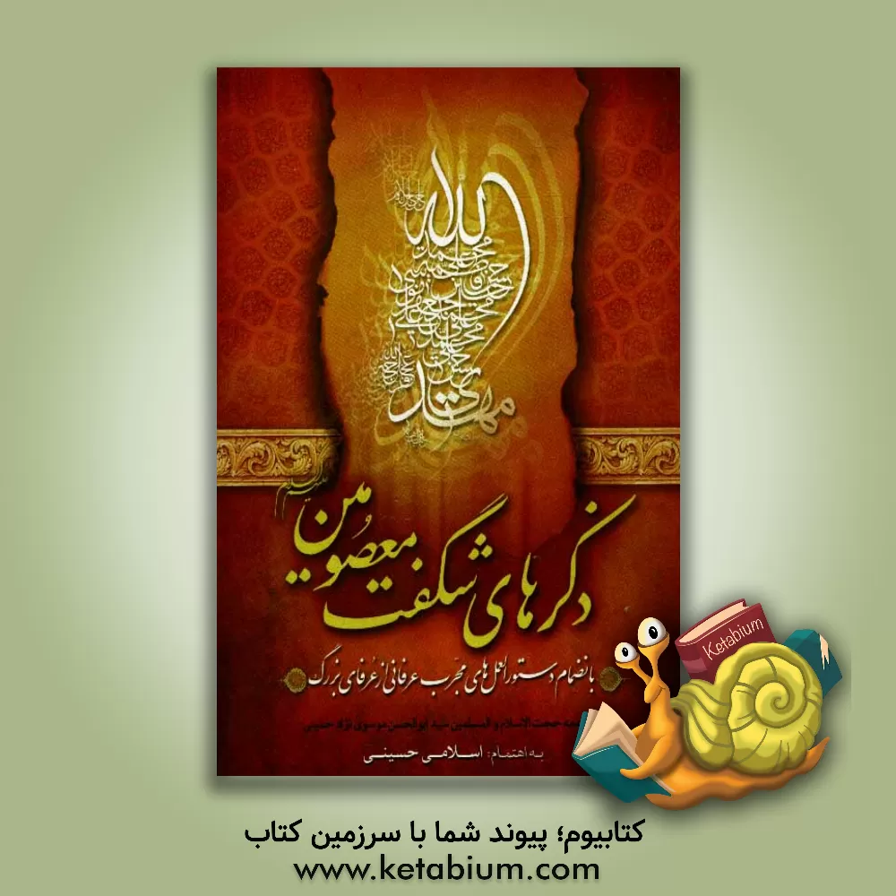 کتاب ذکرهای شگفت معصومین (ع) به انضمام دستورالعمل های مجرب عرفانی از عرفای بزرگ اثر اعظم قاسمی