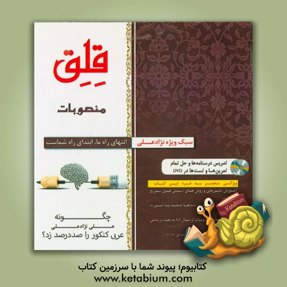 کتاب قلق: منصوبات اثر علی نژادعلی