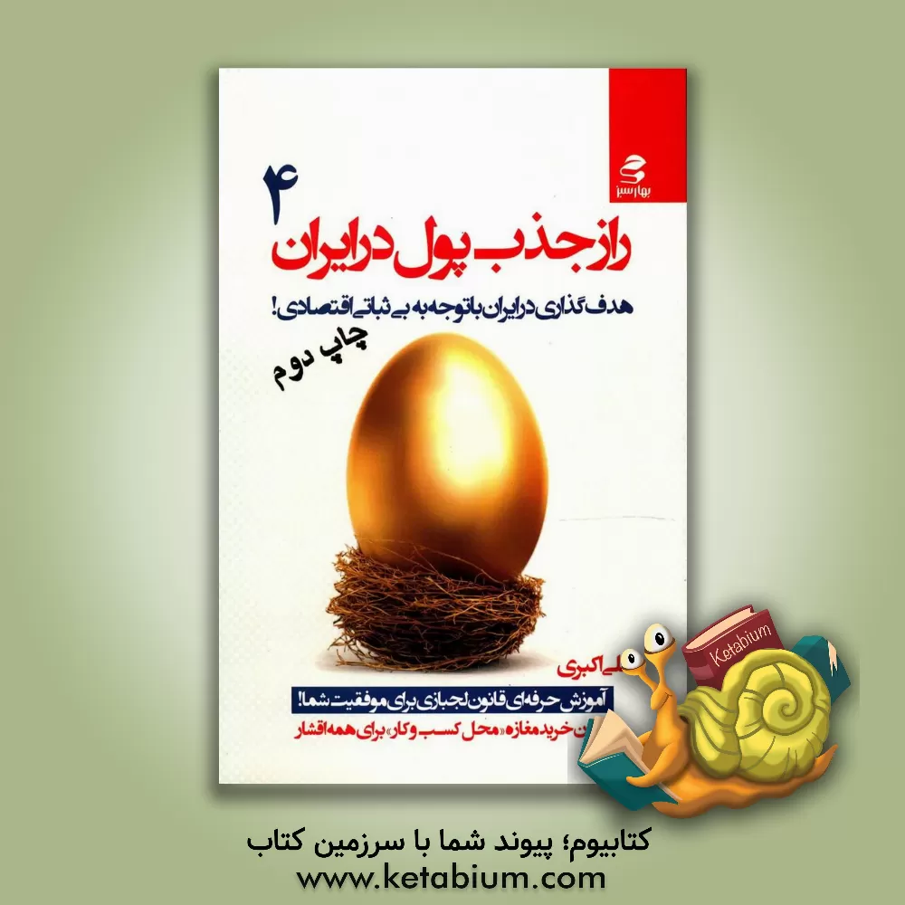 کتاب راز جذب پول در ایران 4: هدف گذاری در ایران با توجه به بی ثباتی اقتصادی اثر علی اکبری