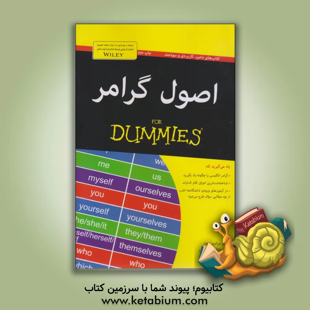 کتاب اصول گرامر for dummies اثر جرالدین وودز