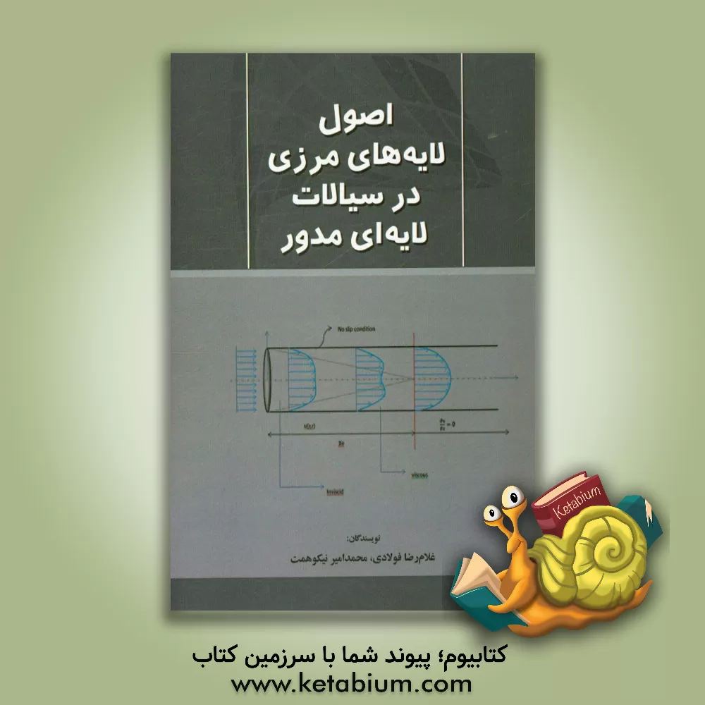 کتاب اصول لایه های مرزی در سیالات لایه ای مدور اثر غلام‌رضا فولادی