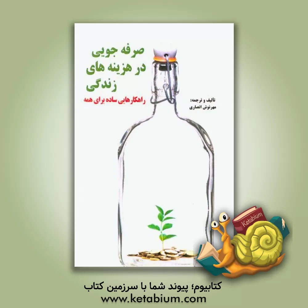 کتاب صرفه جویی در هزینه های زندگی (راهکارهای ساده برای همه) اثر مهرنوش انصاری