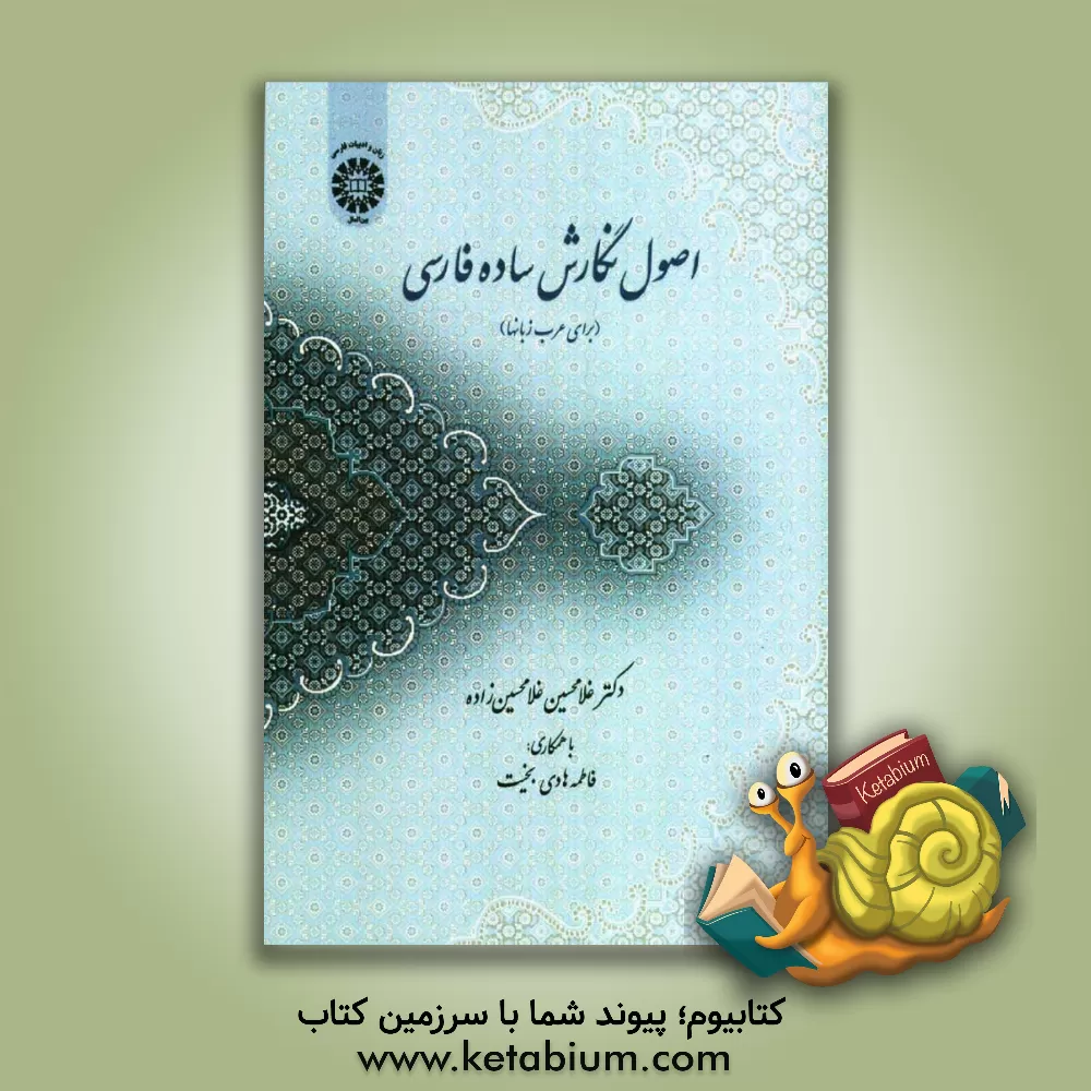 کتاب اصول نگارش ساده فارسی (برای عرب زبانها) اثر غلامحسین غلامحسین‌زاده