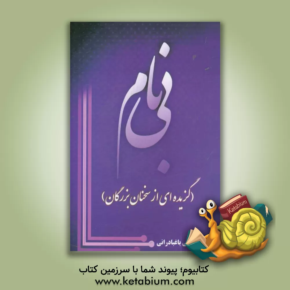 کتاب بی نام: گزیده ای از سخنان بزرگان اثر بتول ترکی‌باغبادرانی