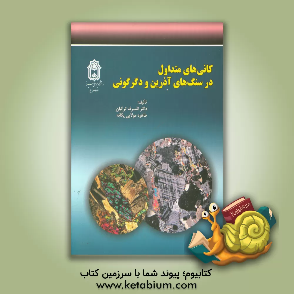 کتاب کانی های متداول در سنگ های آذرین و دگرگونی اثر اشرف ترکیان