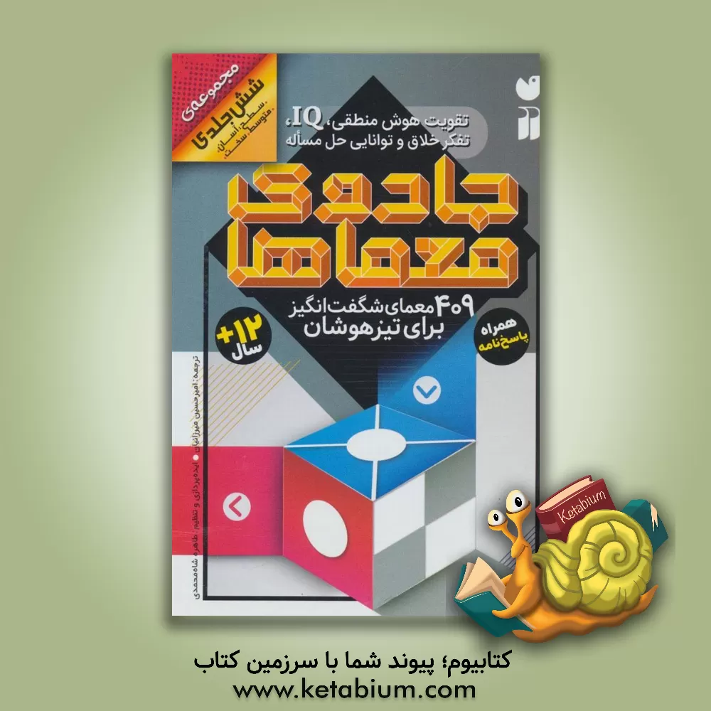 کتاب جادوی معماها: 409 معمای شگفت انگیز برای تیزهوشان اثر جمعی از نویسندگان