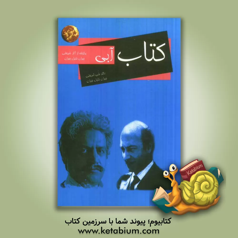 کتاب کتاب آبی: دکتر علی شریعتی و جبران خلیل جبران اثر محمد عامل‌محرابی