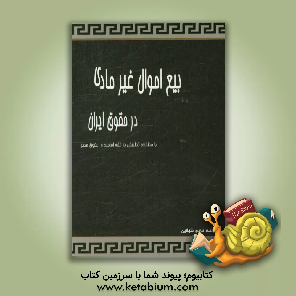 کتاب بیع اموال غیرمادی در حقوق ایران با مطالعه تطبیقی در فقه امامیه و حقوق مصر اثر مریم شهلایی