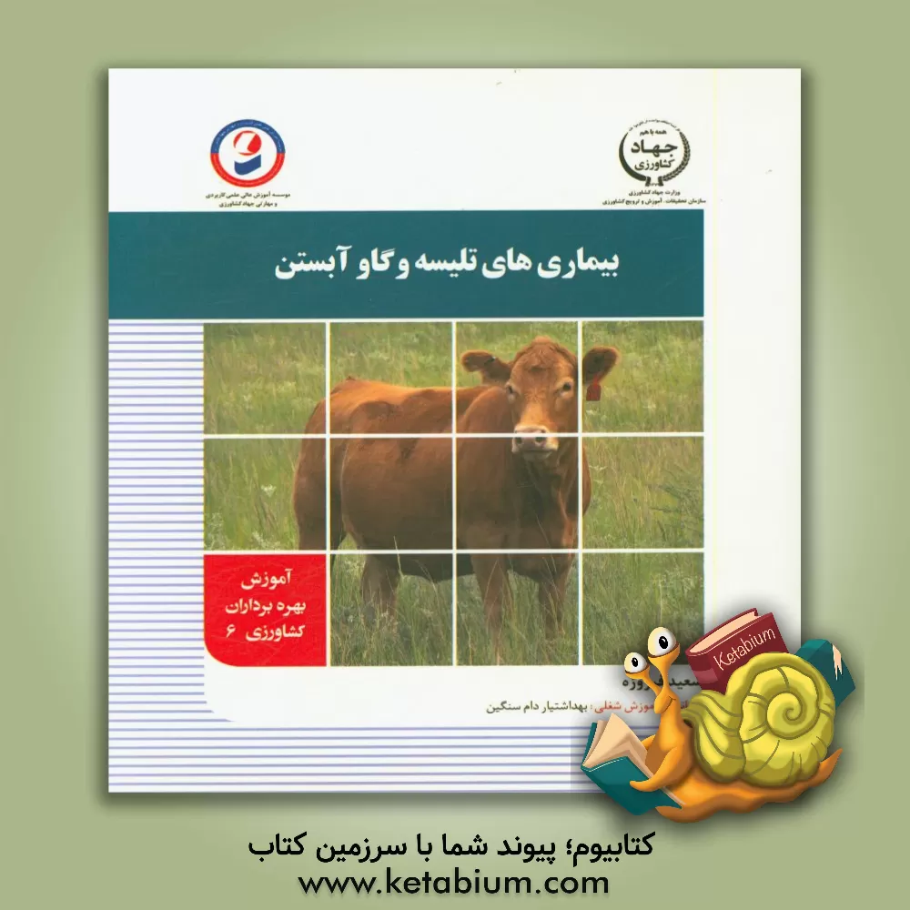 کتاب بیماری های تلیسه و گاو آبستن اثر سعید فیروزه