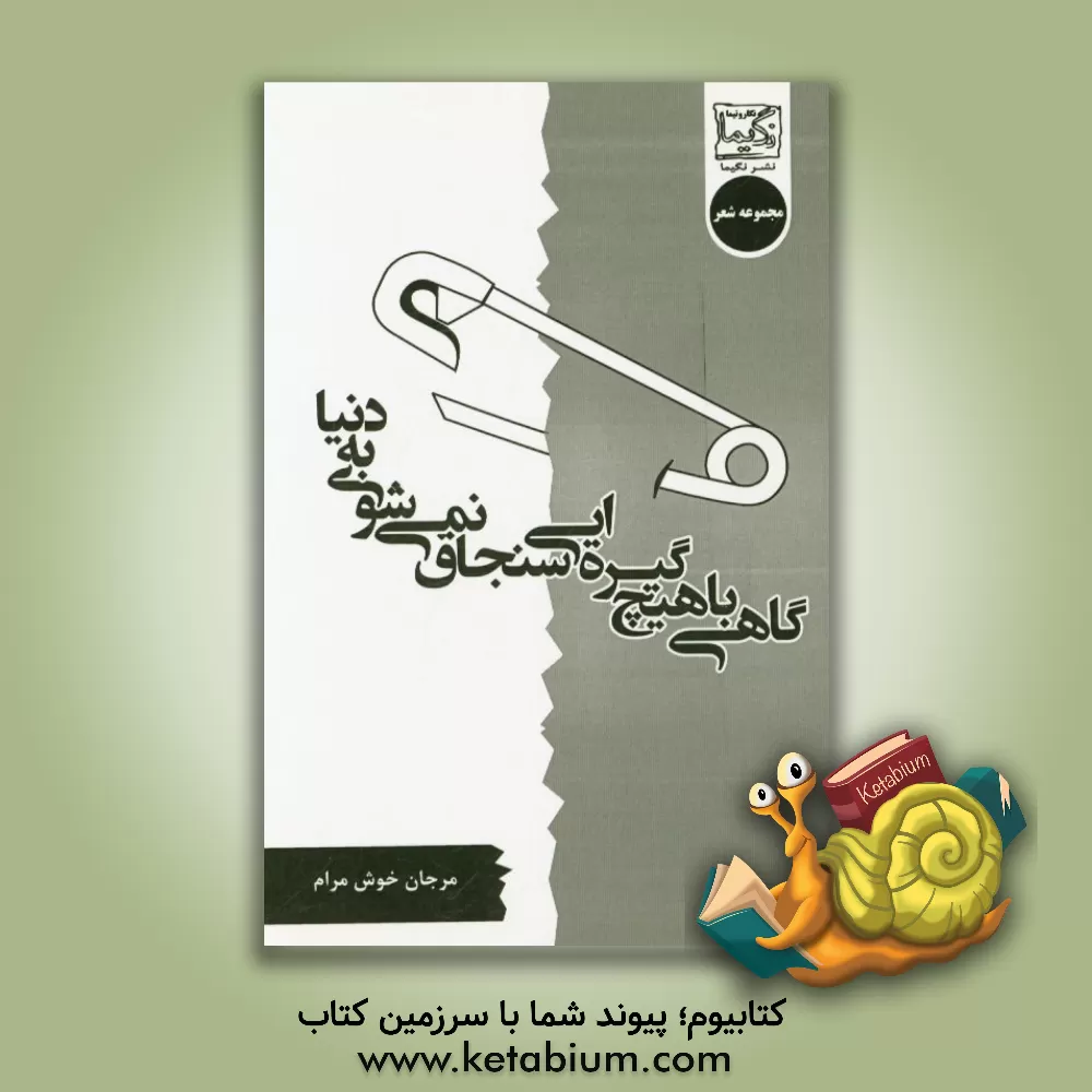 کتاب گاهی با هیچ گیره ای سنجاق نمی شوی به دنیا: مجموعه شعر اثر مرجان خوش‌مرام