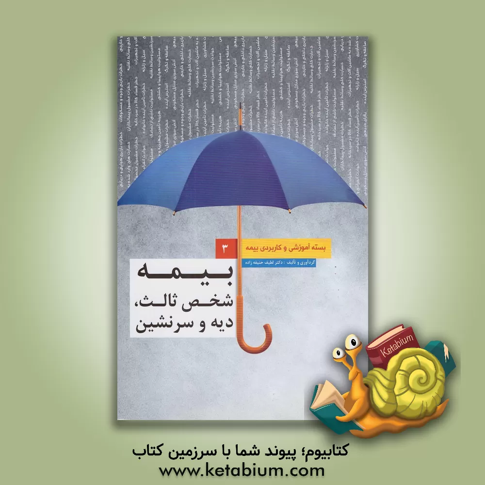 کتاب بیمه شخص ثالث، دیه و سرنشین اثر لطیف حنیفه‌زاده