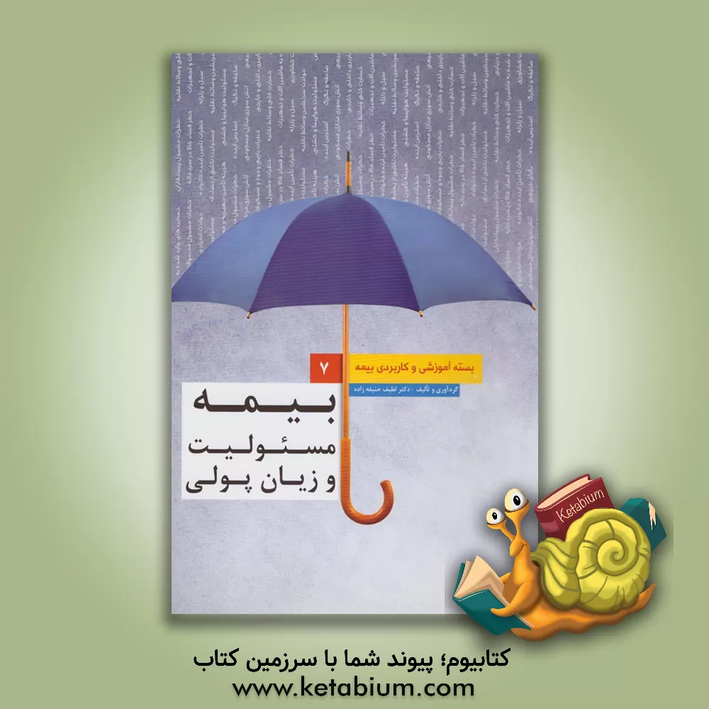 کتاب بیمه مسئولیت و زیان پولی اثر لطیف حنیفه‌زاده