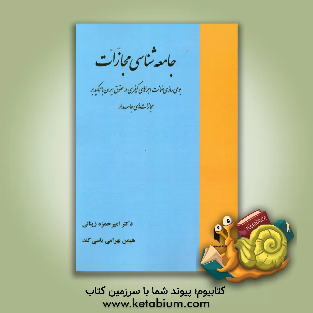 کتاب جامعه شناسی مجازات: بومی سازی ضمانت اجراهای کیفری در حقوق ایران با تاکید بر مجازات های جامعه مدار اثر امیرحمزه زینالی