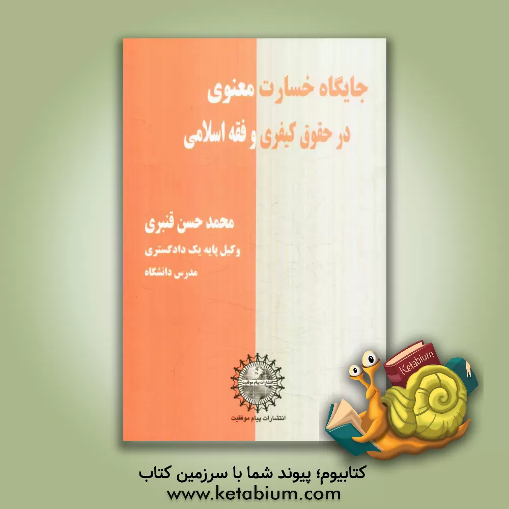 کتاب جایگاه خسارت معنوی در حقوق کیفری و فقه اسلامی اثر محمدحسن قنبری