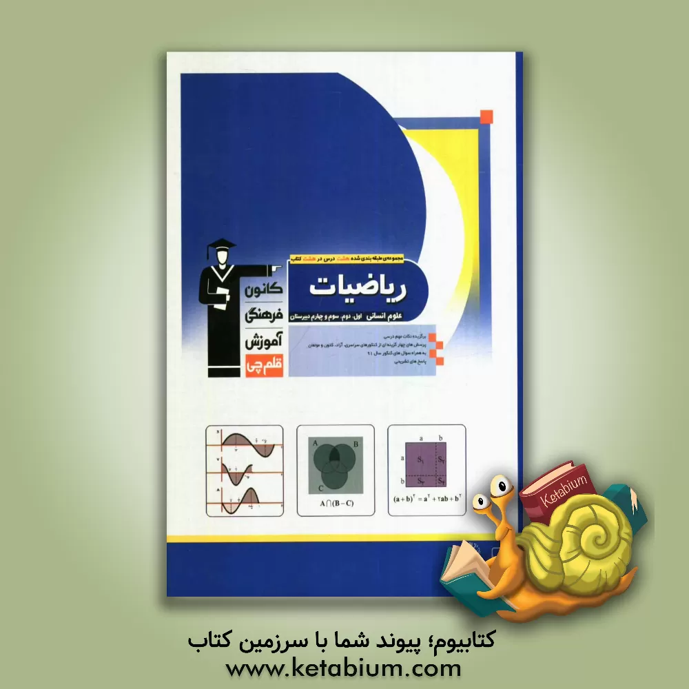 کتاب مجموعه ی طبقه بندی شده هشت درس هشت کتاب: ریاضیات علوم انسانی اول، دوم، سوم و  چهارم علوم دبیرستان اثر فرهاد حامی