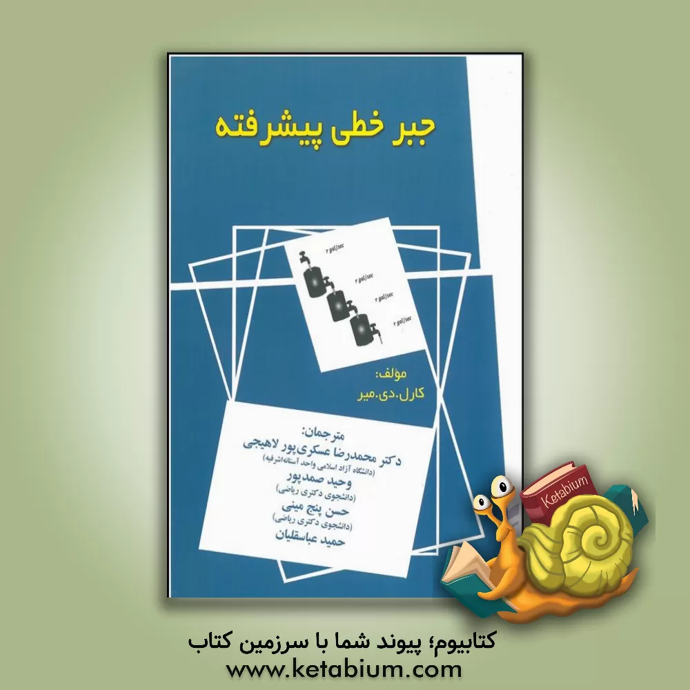 کتاب جبر خطی پیشرفته اثر کارل‌دین مایر