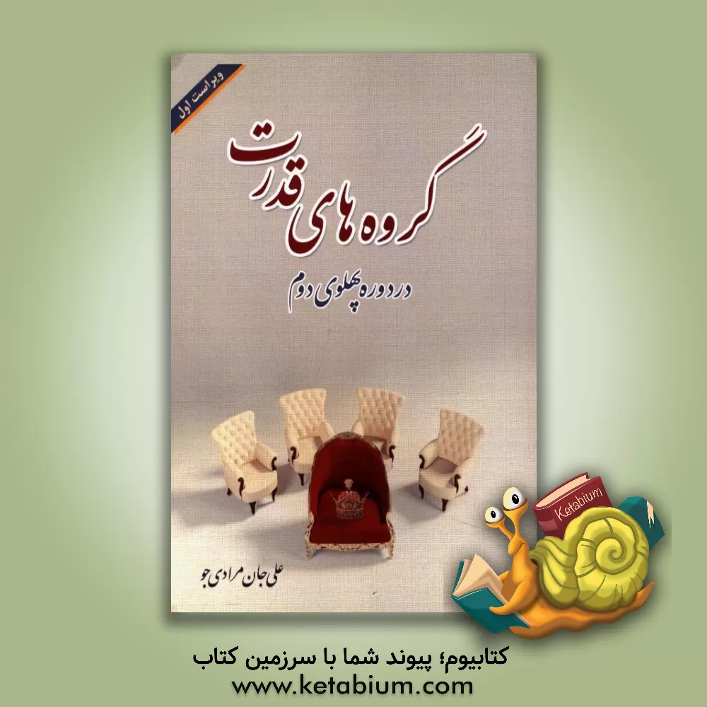 کتاب گروه های قدرت در دوره پهلوی دوم اثر علی‌جان مرادی‌جو