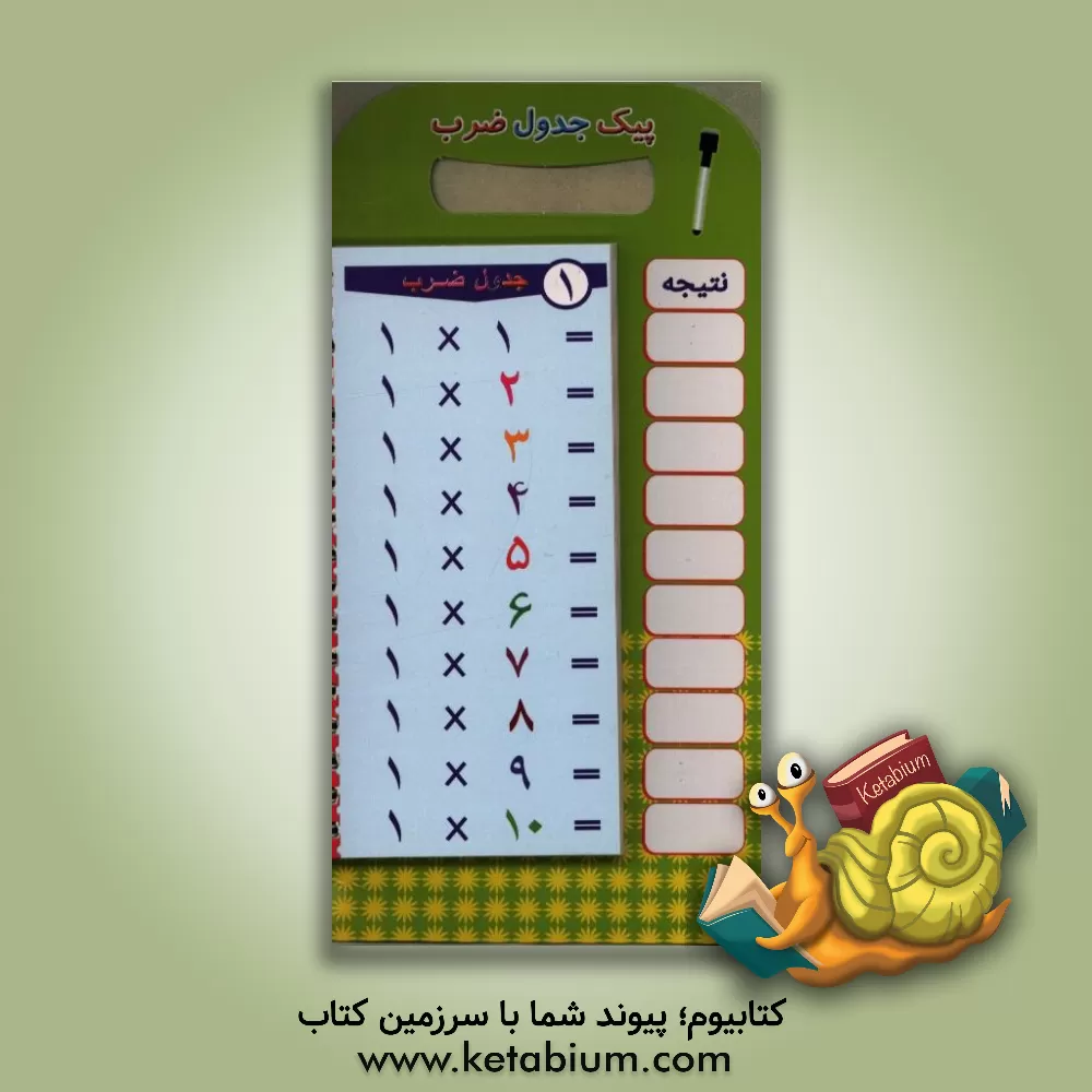 کتاب جدول ضرب اثر سیدعلیرضا طباطبایی