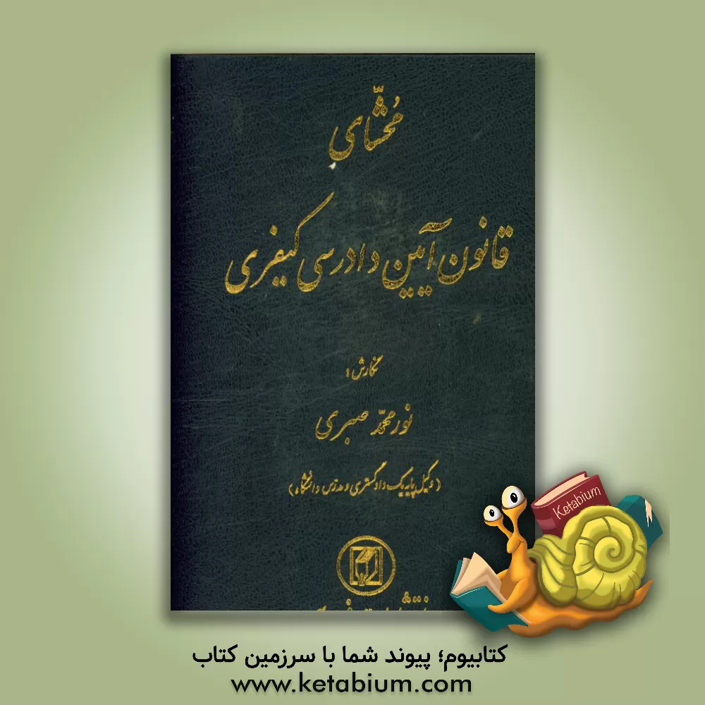 کتاب محشای قانون آیین دادرسی کیفری اثر نورمحمد صبری