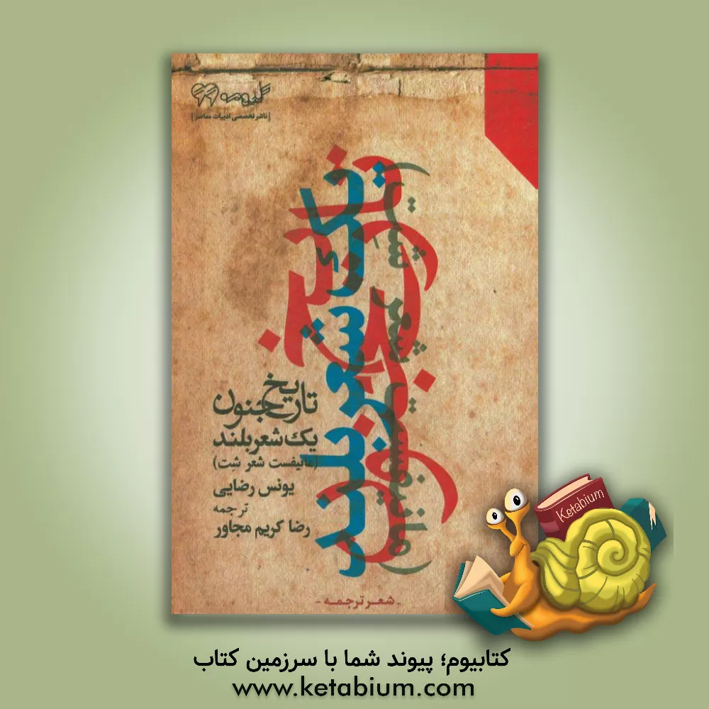 کتاب تاریخ جنون: یک شعر بلند ( مانیفست شعر دیوانه) اثر یونس رضایی