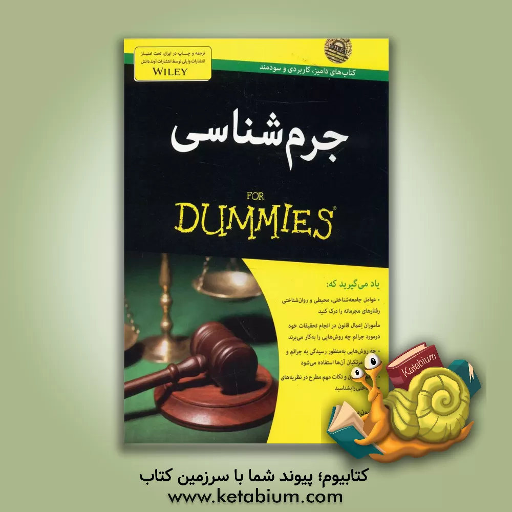 کتاب جرم شناسی for dummies اثر استیون‌ام. بریگز