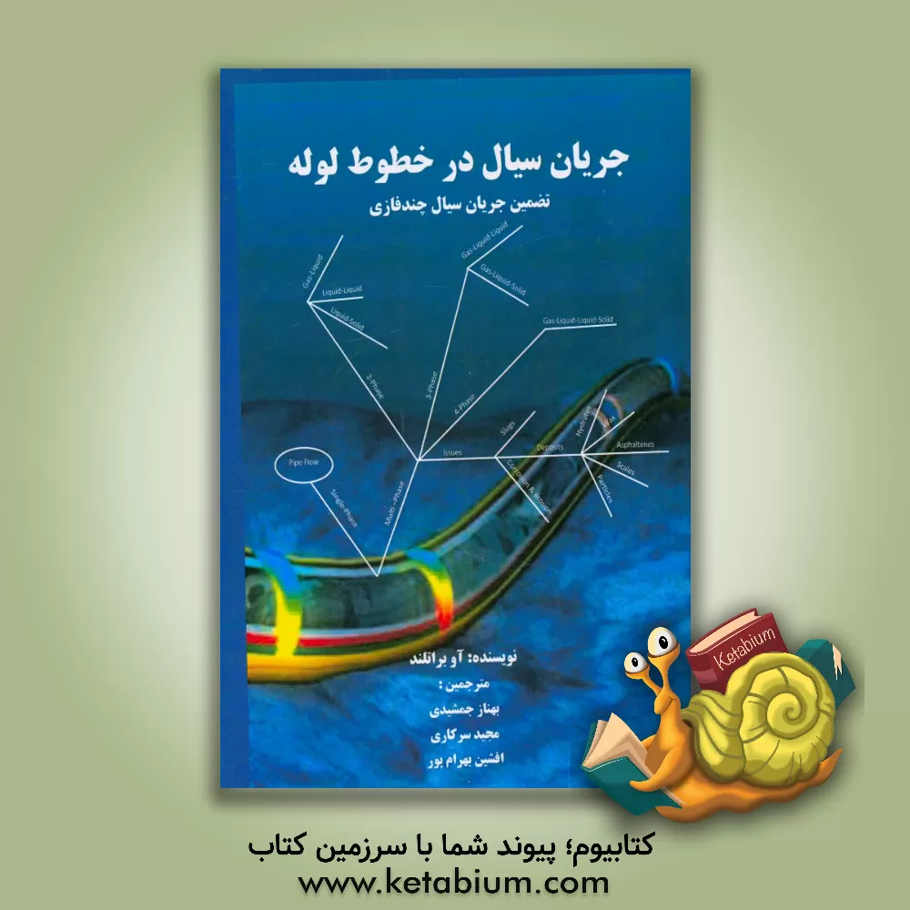 کتاب جریان سیال در خطوط لوله: تصمین جریان سیال چندفازی اثر افشین بهرام‌پور