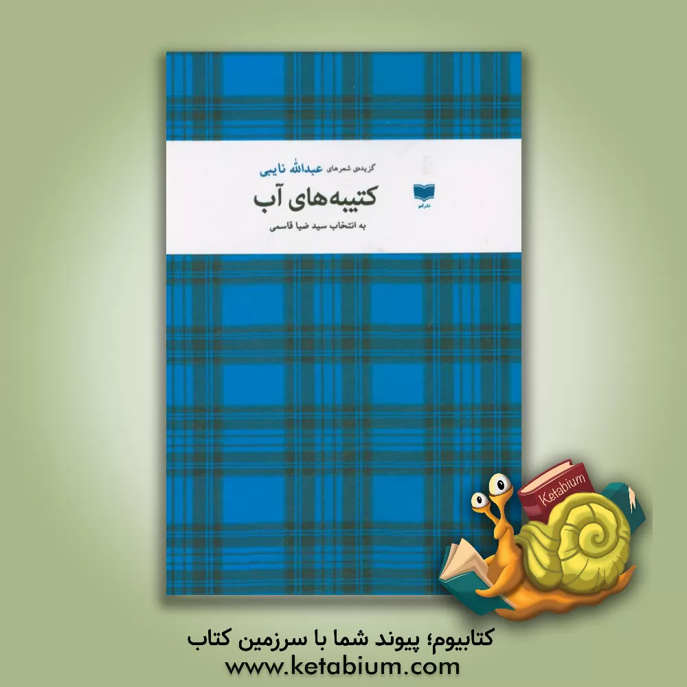 کتاب گزیده شعرهای عبدالله نایبی: کتیبه های آب اثر سیدضیاء قاسمی