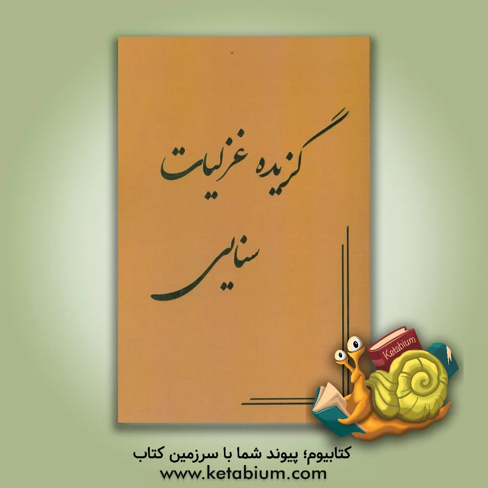 کتاب گزیده غزلیات سنایی اثر مجدودبن‌آدم سنایی