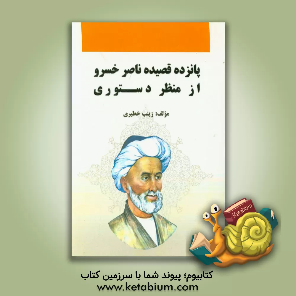 کتاب پانزده قصیده ناصرخسرو از منظر دستوری اثر زینب خطیری