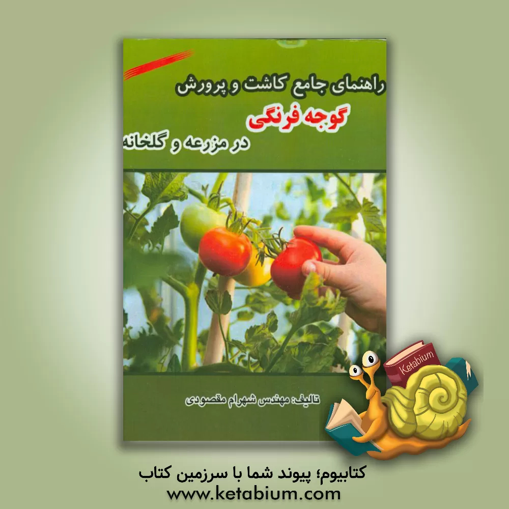 کتاب راهنمای جامع کاشت و پرورش گوجه فرنگی در مزرعه و گلخانه اثر شهرام مقصودی