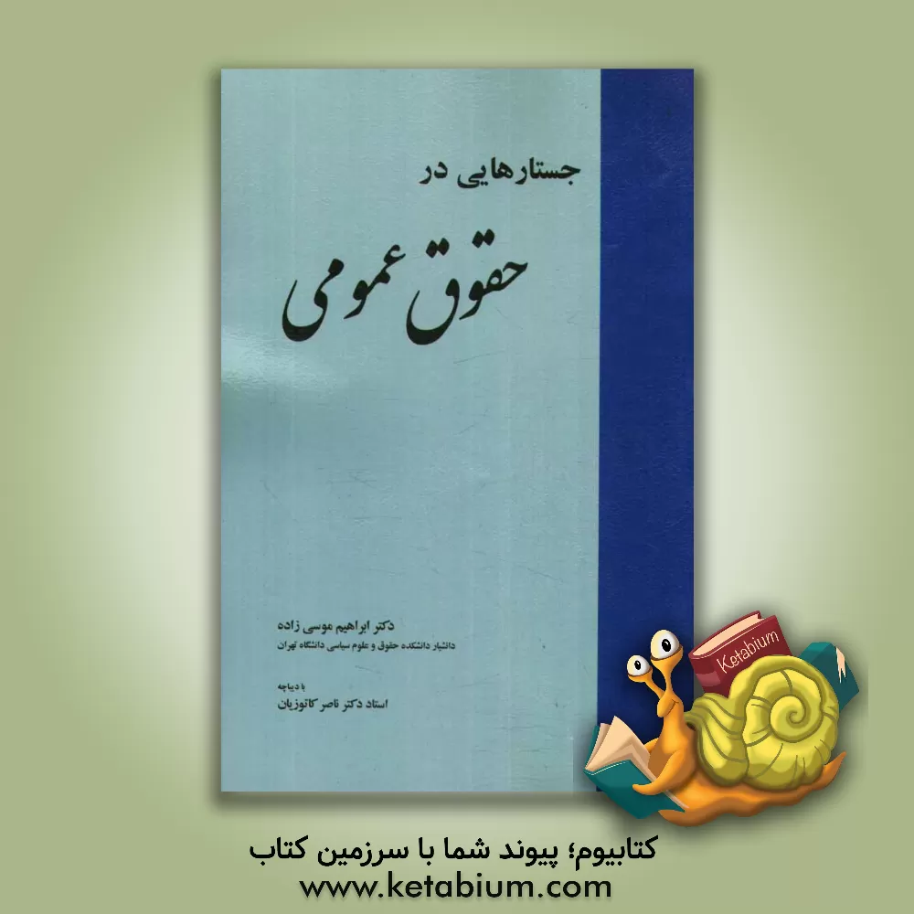 کتاب جستارهایی در حقوق عمومی اثر ابراهیم موسی‌زاده