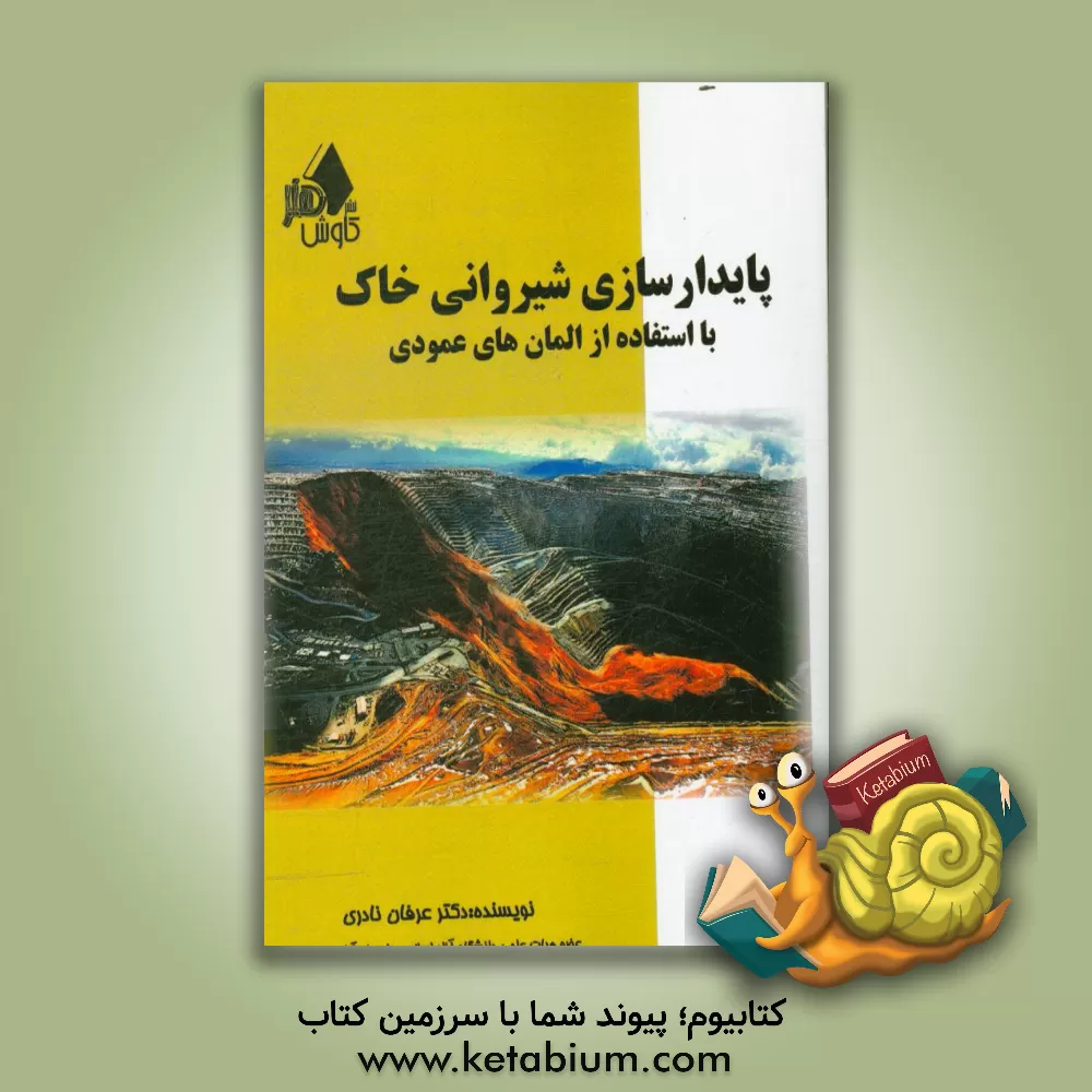 کتاب پایدارسازی شیروانی خاک با استفاده از المان های عمودی اثر عرفان نادری