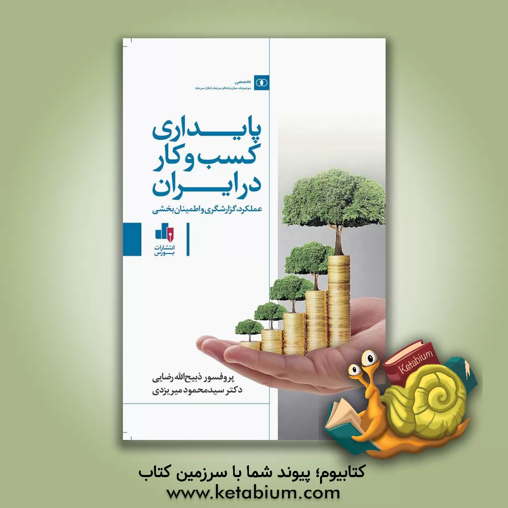کتاب پایداری کسب و کار در ایران: عملکرد، گزارشگری و اطمینان بخشی اثر ذبیح‌الله رضایی