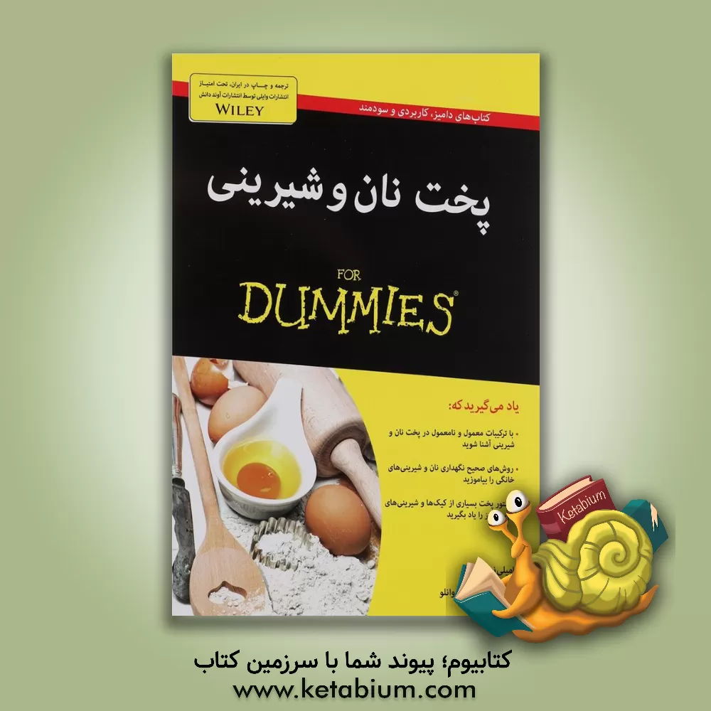 کتاب پخت نان و شیرینی for dummies اثر امیلی نولان